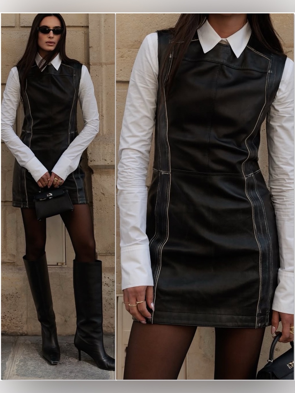 Acne Studios Leather minidress 32 XS $1,900